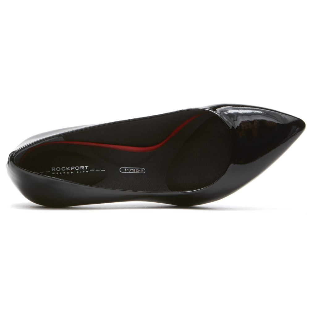 Rockport Hæler Sko Dame Svart - Total Motion 75Mm Pointed Toe - SBXN07186